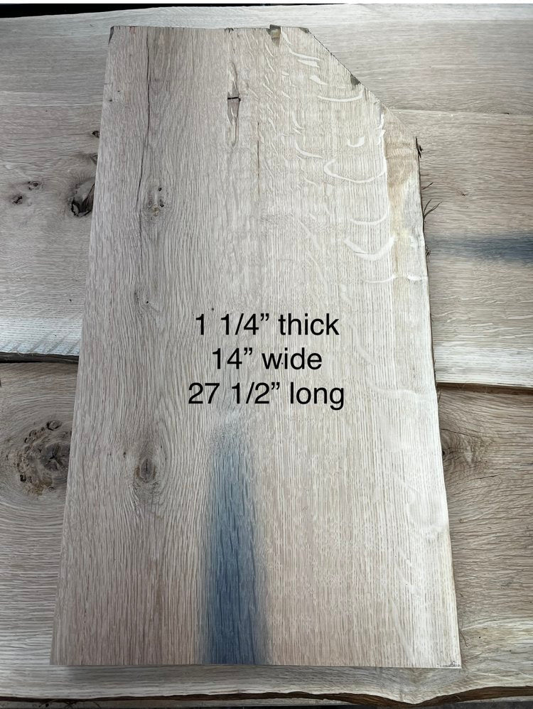 White Oak Charcuterie Board Blanks - 27.5